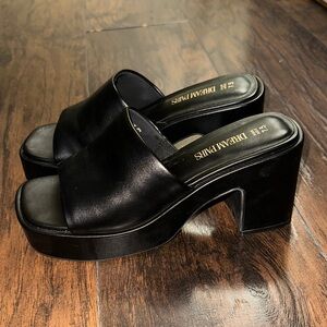 Slip On Chunky Platform Slide Sandals